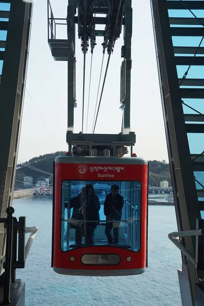 Samcheok Südkorea Februar 2018 Samcheok Marine Cable Car Südkorea Samcheok — Stockfoto