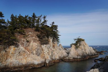 Sahil sahne Gangwon-do Province, Güney Kore