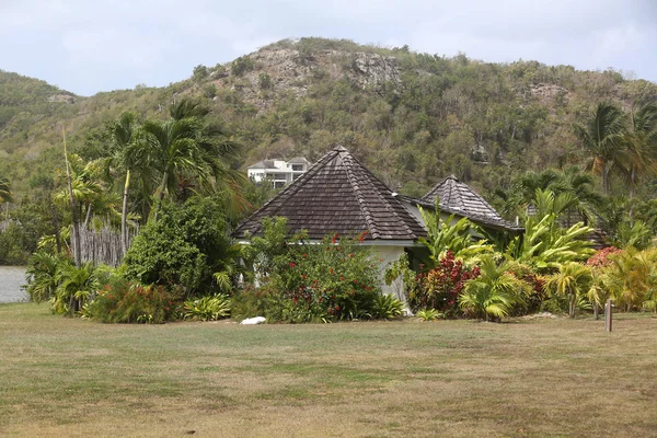 John Antigua Června 2018 Gauguin Chalupy Galley Bay Resort Spa — Stock fotografie