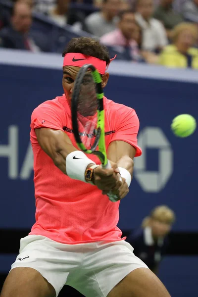 New York Agosto 2017 Campione Del Grande Slam Rafael Nadal — Foto Stock