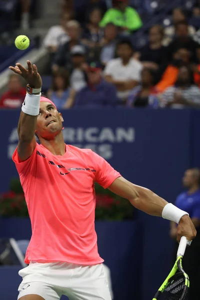 Nueva York Agosto 2017 Campeón Grand Slam Rafael Nadal España — Foto de Stock