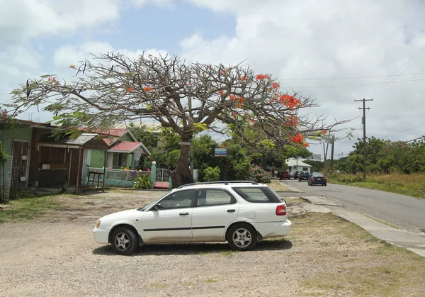 Giovanni Antigua Barbuda Giugno 2018 Una Strada Della Capitale John — Foto Stock