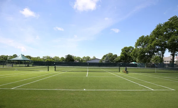 Las Canchas Tenis Hierba — Foto de Stock