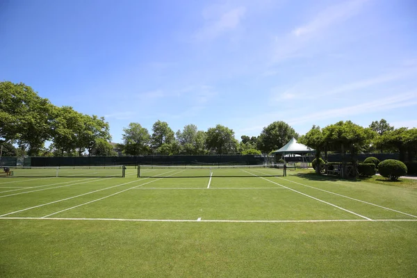 Las Canchas Tenis Hierba — Foto de Stock