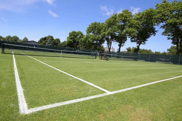 Les Courts Tennis Herbe — Photo