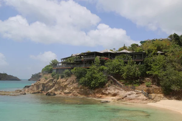 Galley Bay Antigua Června 2018 Giorgio Armani Cliffside Ústup Antigua — Stock fotografie