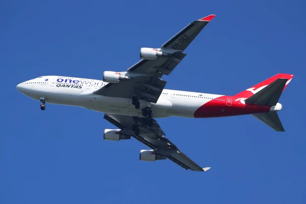New York June 2018 Qantas Airways Boeing 747 New York — Stock Photo, Image
