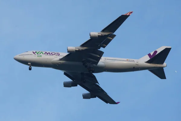 New York June 2018 Wamos Air Spain Boeing 747 New — Stock Photo, Image