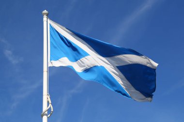 İskoçya sallayarak bayrak