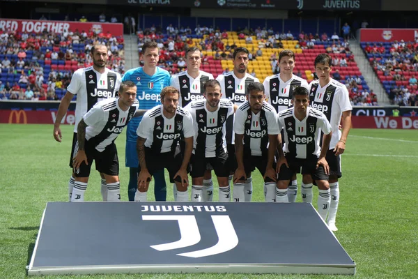 Harrison Juli 2018 Juventus Line Tegen Benfica Het Spel Van — Stockfoto