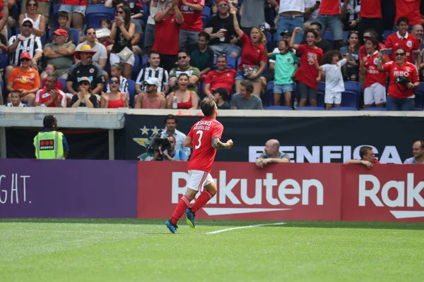 Harrison Juli 2018 Benfica Team Feiert Nachdem Alex Grimaldo Ein — Stockfoto