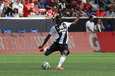 Harrison, Nj - 28 Temmuz 2018: Leandro Fernandes Juventus Red Bull Stadyumu'nda 2018 Uluslararası Şampiyonlar Kupası maçında Benfica karşı eylem 