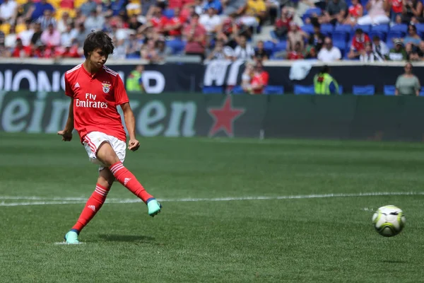 Harrison Lipca 2018 Joao Felix Benfica Kopnięć Strzał Podczas Strzelaniny — Zdjęcie stockowe