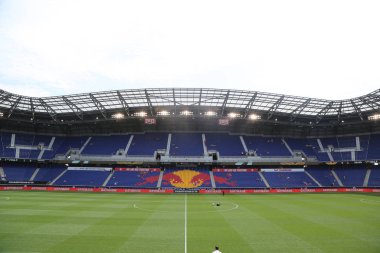 Harrison, Nj - 28 Temmuz 2018: Benfica rakip Juventus Maç 2018 Uluslararası Şampiyonlar Kupası'nda önce Red Bull Stadyumu