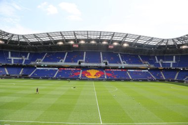 Harrison, Nj - 28 Temmuz 2018: Benfica rakip Juventus Maç 2018 Uluslararası Şampiyonlar Kupası'nda önce Red Bull Stadyumu