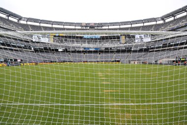 Doğu Rutherford, Nj - 25 Temmuz 2018: Metlife 2018 Uluslararası Şampiyonlar Kupası oyun önce Manchester City vs Liverpool Fc Stadyumu 