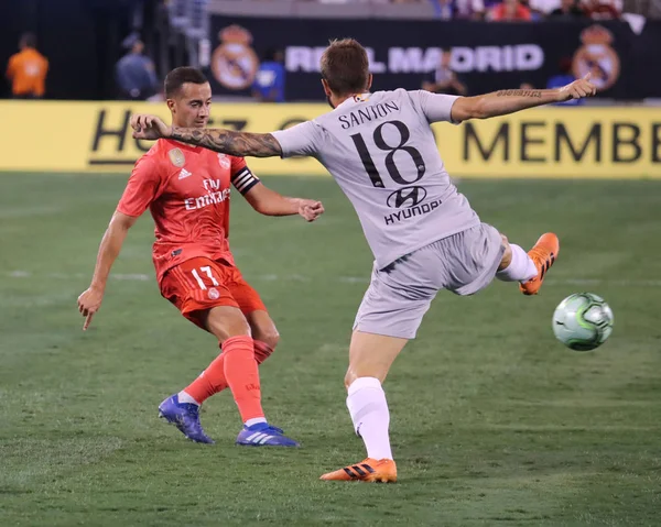 East Rutherford August 2018 Lucas Vazquez Real Madrid Davide Sanson — Stock Photo, Image