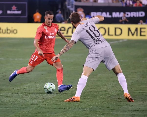 East Rutherford August 2018 Lucas Vazquez Real Madrid Davide Sanson — Stock Photo, Image