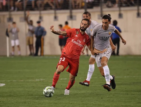 East Rutherford August 2018 Midfielder Isco Real Madrid Action 2018 — Stock Photo, Image