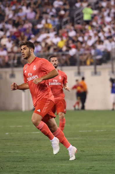 East Rutherford August 2018 Marco Asensio Von Real Madrid Aktion — Stockfoto