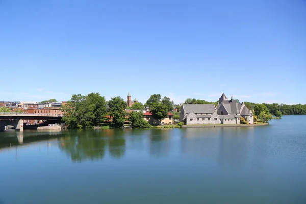 Trinity Episkopální Církev Seneca Falls Regionu Finger Lakes New Yorku — Stock fotografie