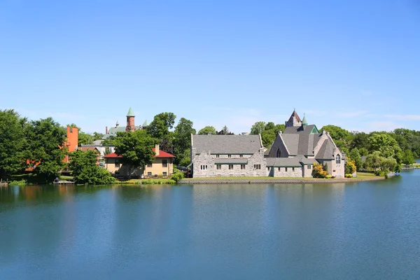 Église Épiscopale Trinity Seneca Falls Région Finger Lakes Nord État — Photo