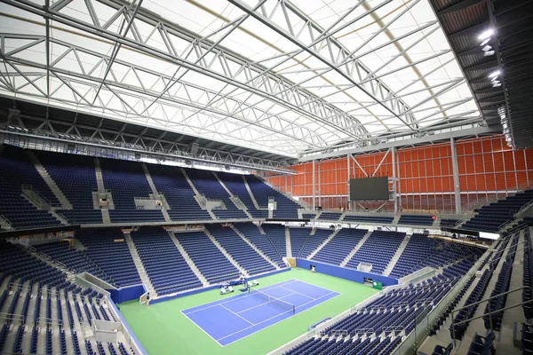 New York Srpna 2018 Nové Zastřešená Louis Armstrong Stadium Nastavena — Stock fotografie