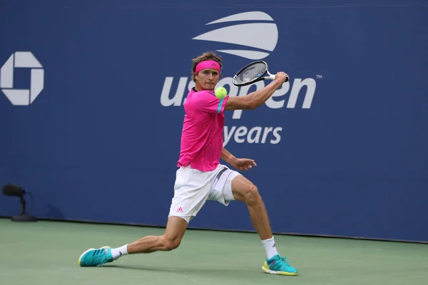 New York Ağustos 2018 Profesyonel Tenis Oyuncusu Alexander Zverev Almanya — Stok fotoğraf