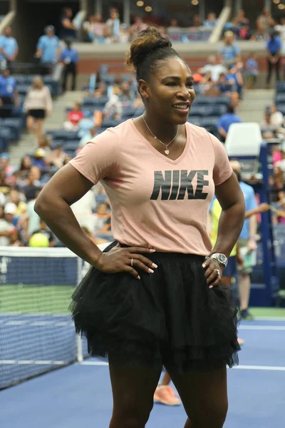 New York Augusti 2018 Tiden Grand Slam Mästare Serena Williams — Stockfoto