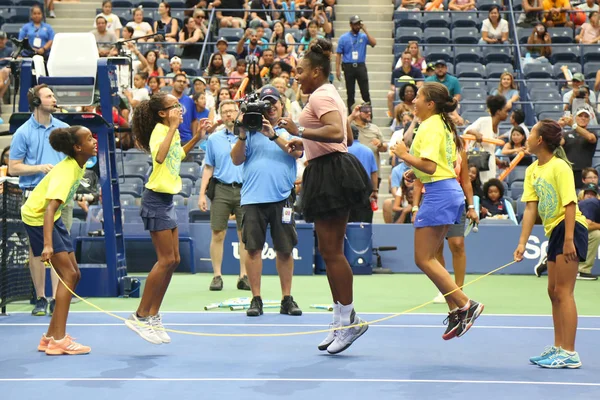 Nowy Jork Sierpień 2018 Czas Grand Slam Championem Serena Williams — Zdjęcie stockowe