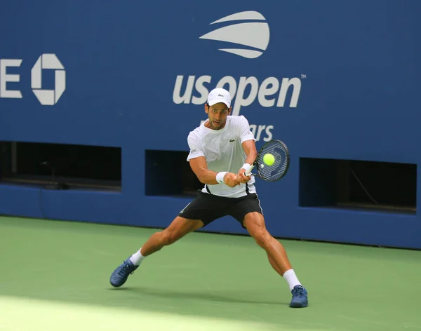 Nowy Jork Sierpień 2018 Czas Grand Slam Championem Novak Djokovic — Zdjęcie stockowe