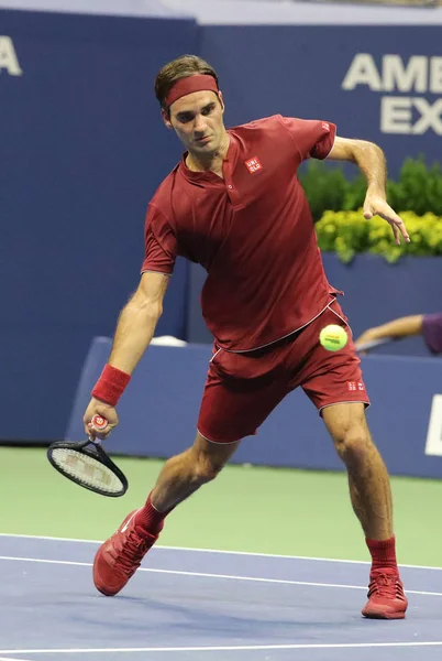 New York Août 2018 Fois Champion Grand Chelem Roger Federer — Photo