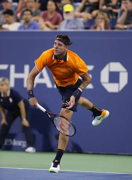 Nueva York Agosto 2018 Juan Martin Del Potro Campeón Del — Foto de Stock