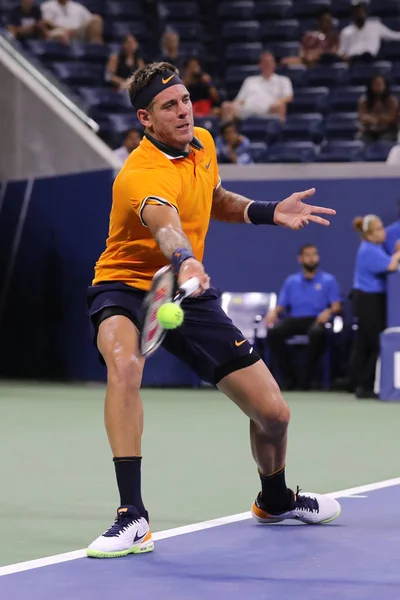 New York Augusti 2018 Grand Slam Mästare Juan Martin Del — Stockfoto