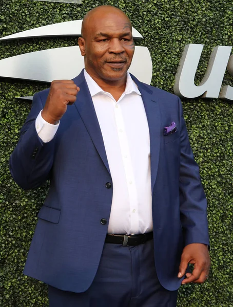 New York Augusti 2018 Boxning Mästare Mike Tyson Sköter 2018 — Stockfoto