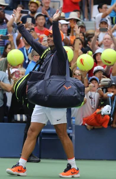 New York Septembre 2018 Rafael Nadal Fois Champion Grand Chelem — Photo