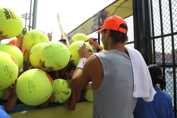 New York Eylül 2018 Grand Slam Şampiyonu Rafael Nadal Spanya — Stok fotoğraf