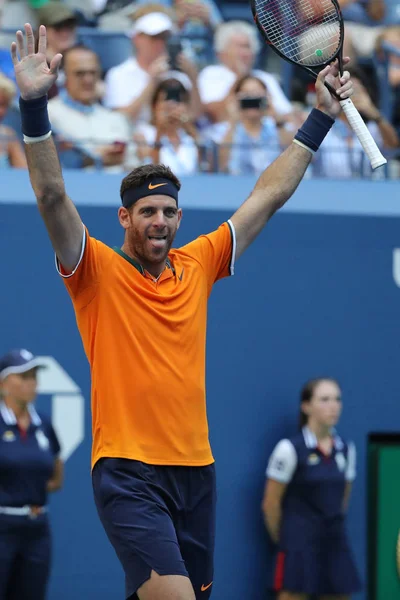 New York Septembre 2018 Juan Martin Del Potro Champion Grand — Photo