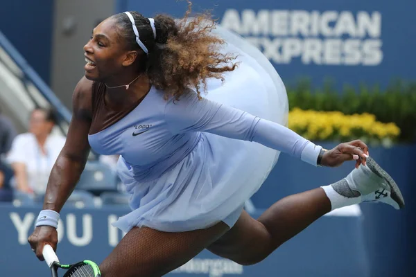 Nowy Jork Września 2018 Czas Wielkiego Szlema Mistrz Serena Williams — Zdjęcie stockowe