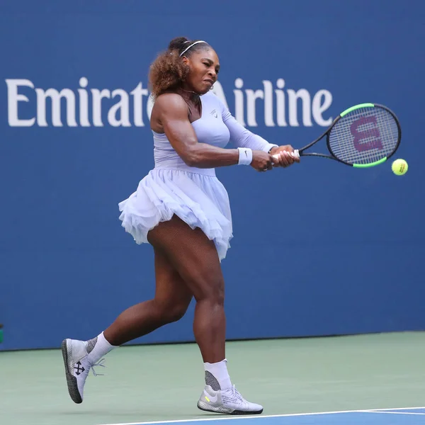 Nowy Jork Września 2018 Czas Wielkiego Szlema Mistrz Serena Williams — Zdjęcie stockowe