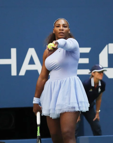 Nueva York Septiembre 2018 Veces Campeona Del Grand Slam Serena — Foto de Stock