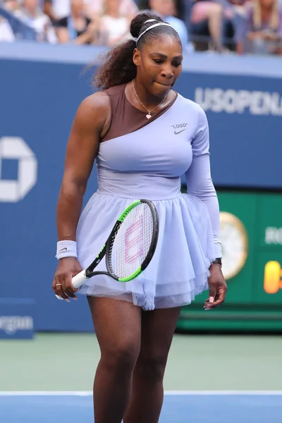 New York Settembre 2018 Volte Campionessa Del Grande Slam Serena — Foto Stock