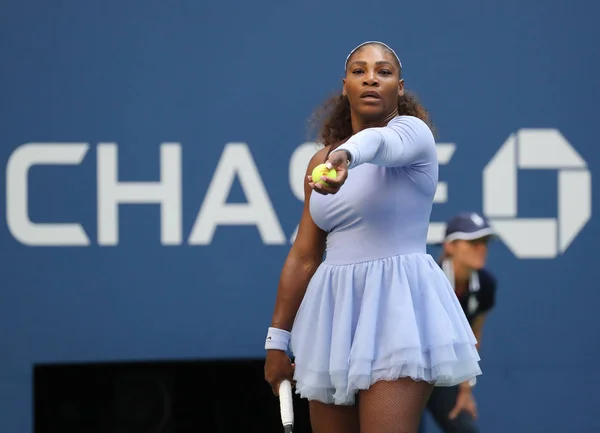 New York Septembre 2018 Serena Williams Fois Championne Grand Chelem — Photo