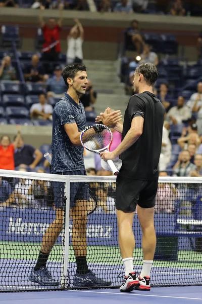 New York Septembre 2018 Fois Champion Grand Chelem Novak Djokovic — Photo