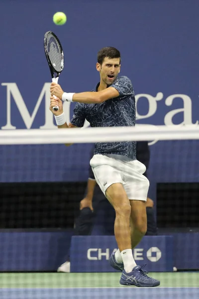 Nueva York Septiembre 2018 Novak Djokovic Campeón Del Grand Slam — Foto de Stock