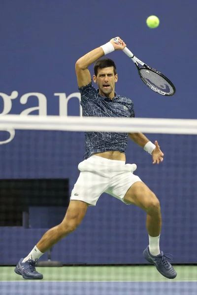 New York September 2018 Der Malige Grand Slam Champion Novak — Stockfoto