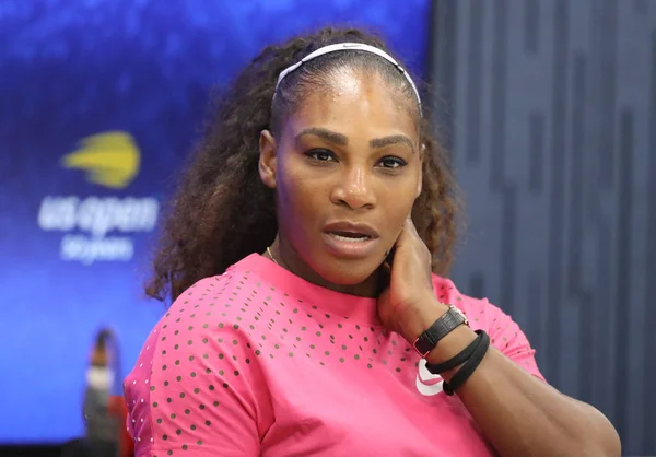 New York September 2018 Tijd Grand Slam Kampioen Serena Williams — Stockfoto