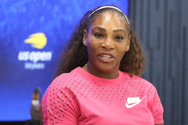 New York Září 2018 23Čas Grandslamový Šampion Serena Williamsová Usa — Stock fotografie