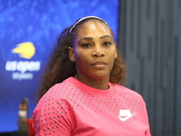 Nueva York Septiembre 2018 Veces Campeona Grand Slam Serena Williams —  Fotos de Stock