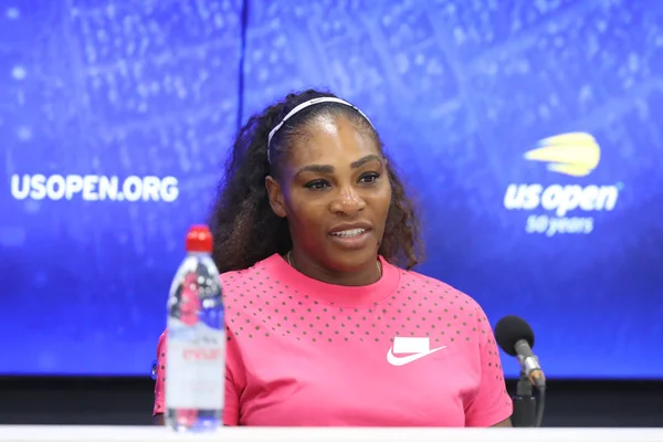 New York 2018 Szeptember Idő Grand Slam Bajnok Serena Williams — Stock Fotó